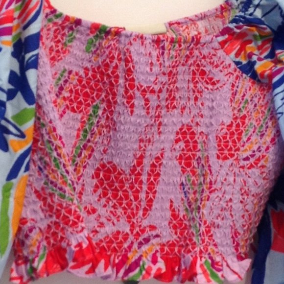 FARM Rio Mixed Color Birds Crop Top - Picture 11 of 15